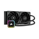 CORSAIR ICUE H115I RGB ELITE 水冷式 CPU クーラー LGAマザーボード対応 140MMファン 280MMラジエーター CW-9060059-WW