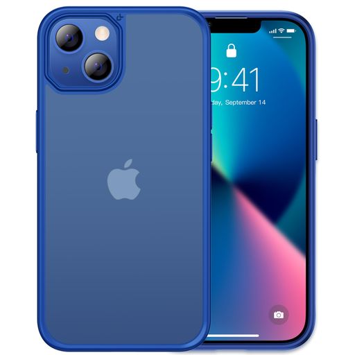 CASEKOO IPHONE 14 / 13 用 ケース 耐衝撃 滑り止め 指紋防止 米軍MIL規格 マット仕上げ ストラップホール付き 2023年新型 黄変防止 耐久性 カバー ワイヤレス充電対応 アイフォン 13 14 用 6.1