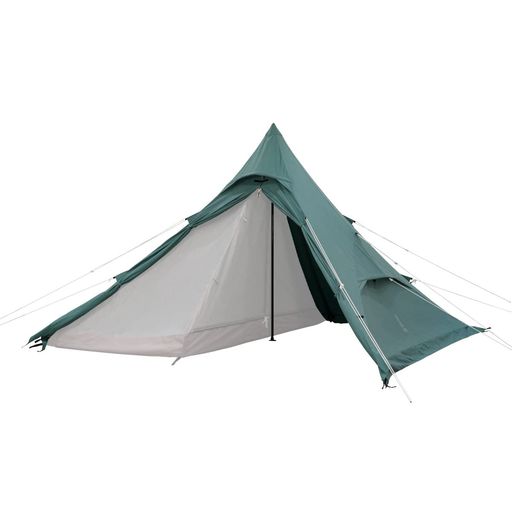 Rakuten - DOD(ディーオーディー)ワンポールテントRX(M)TC【1~4人用】スカート付きTCフライT3-949-BLブルー(約)W300xD300xH210cm
