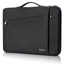 FERKURN ノート PC ケース 15 14 15.6インチ パソコンケース 衝撃吸収 パソコンバッグ 撥水加工 取っ手付き PCバッグ 持ち歩き 通勤 ラ...