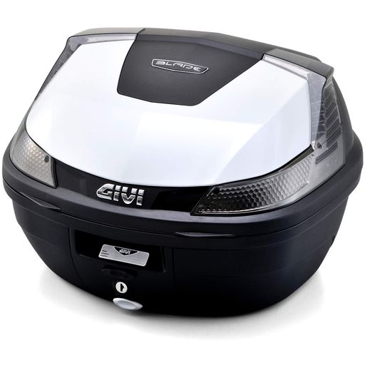 GIVI(ジビ)バイク用リアボックスモノロック37LBLADEシリーズB37NTB912パールホワイト塗装スモークレンズ94833