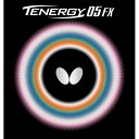 バタフライ(BUTTERFLY)卓球ラバーテナジー・05・FX裏ソフトテンション(スピン)05900レッド特厚
