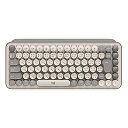 LOGICOOL POP KEYS K730GY メカニカル ワイヤレス キーボード グレージュ 日本語配列 メカニカルキーボード ワイヤレスキーボード BLUETOOTH LOGI BOLT UNIFYING非対応 WINDOWS MAC CHROME(2)
