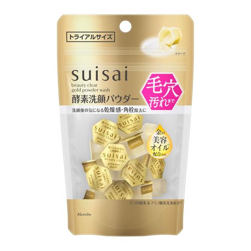 乾燥・キメの乱れ、角栓除去に。金の美容オイル配合※(保湿)の酵素※2洗顔パウダー。 。※保湿成分:ゴールデンヒマワリ油(ヒマワリ種子油)、ゴールデンアボカド油(アボカド油)※2酵素(洗浄成分)配合 パッケージ重量: 0.02 kg