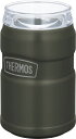 サーモスアウトドアシリーズ保冷缶ホルダー350ml缶用2wayタイプカーキROD-0021KKI