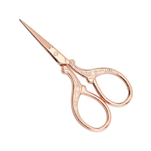 Scissors - LOYELEY刺繍ハサミ縫製はさみ糸きりハサミ小さい手芸はさみステンレス製良い切れ味DIY裁縫ツール手芸用手軽持ちやすいヴィンテージローズゴールド