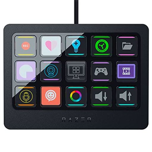 Other - RazerレイザーStreamControllerX自由に割り当て可能なボタンによりライブ配信やコンテンツ制作で便利になる一体型コントローラー15個のSwitchbladeボタン主要な配信ソフトウェアに対応