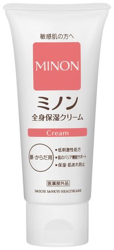 MINON(ミノン) 【医薬部外品】 全身保湿クリーム 本体チューブ 90G ボディクリーム ハンドクリーム 敏感肌 肌あれ防止 保湿 乾燥対策 弱酸性 低刺激性