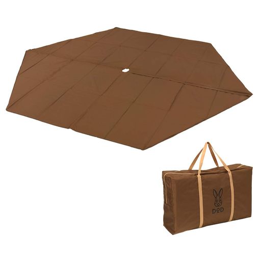 サイズ:(約)W330xD280cm 収納サイズ:(約)W71xD15xH44cm 重量:(約)2.5kg 材質:210Dポリエステル(PUコーティング)、ポリエチレン 付属品:キャリーバッグ 対象シーズン:オールシーズン