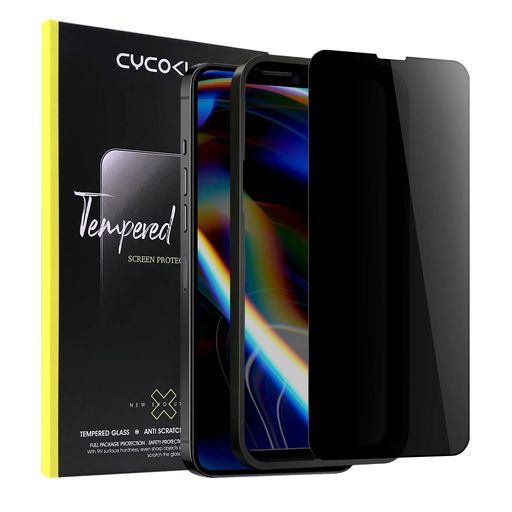 Rakuten - CYCOKLYiPhone14plus/iPhone13promax用(6.7インチ)ガラスフィルム覗き見防止【25°プライバシー保護】2.5D全面保護日本製素材旭硝子製防塵硬度9H指紋防止自動吸着気泡防止