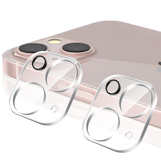 【2枚セット】KAKUKI FOR IPHONE 13 /IPHONE 13 MINI カメラフィルム アイフォン13 /アイフォン13 ミニ カメラ保護 フィルム ガラスフィルム 超薄型 2.5D 高透過率 硬度9H 耐衝撃 耐スクラッチ 気泡ゼロ