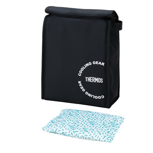 サーモス 保冷バッグインバッグ 3L ブラック 保冷剤付き スポーツバッグ コンパクト 熱中症対策 REY-0031 BK