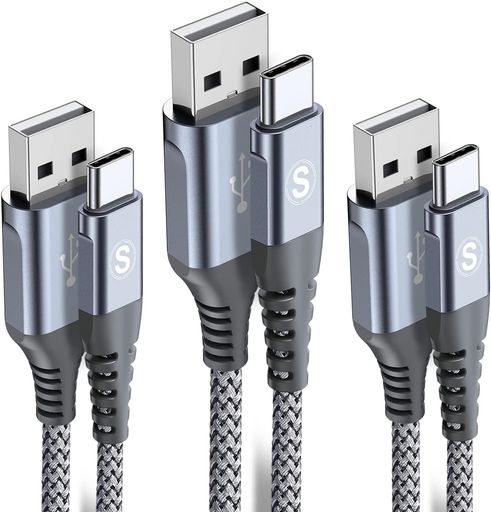 USB TYPE C ֥1M+1M+1M/3ܥåȡSWEGUARD USB-C & USB-A 3.1A USB C ֥...