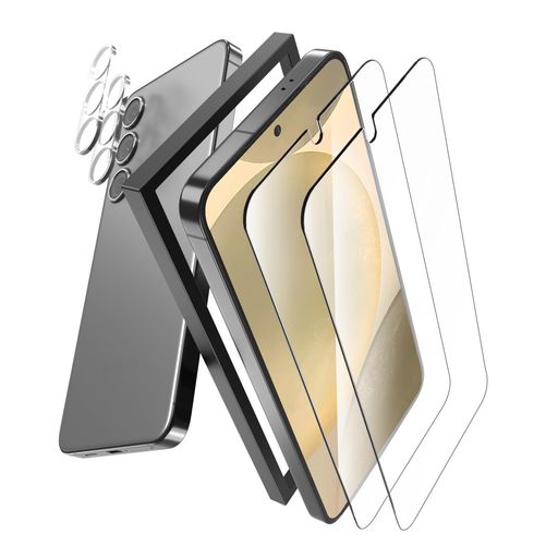 【二次硬化处理&amp;9h硬度】GalaxyS24SC-51Eフィルムは日本製AGCのガラス材料を採用し、一般的な熱強化処理を行った後に、二次硬化処理を行っています。1000回以上のひっかき傷テストと落下テストに無傷と、落下に対する耐性が高い。每年にわたって、日本で累計10万枚販売し、画面の破損記録がゼロとなっています。 【貼り付け簡単&amp;ガイド枠付き】2ステップだけで、初心者として完璧に貼り付け!画面に置くだけでキレイに貼れ、気泡も抜けやすい。CNC彫刻加工を採用されたガイド枠はGalaxyS24の画面にぴったりして、ズレなどのストレスから解放! 【指紋認証対応】GalaxyS24保護フィルムは0.3mm超薄型で、99.9%透過率に達し、指紋を正確に識別できます。ガラスフィルムを貼る前と同じ感覚で指紋認証機能を使用することができます。貼り付けても、スマホフィルム自体が目立ちにくく、画面の美しさを保ちます。万が一割れても、破片が飛散したり指に刺さることのないよう、特殊なフィルムで飛散防止処理が施されています。注:フィルムを貼った後に指紋認証を設定してください。