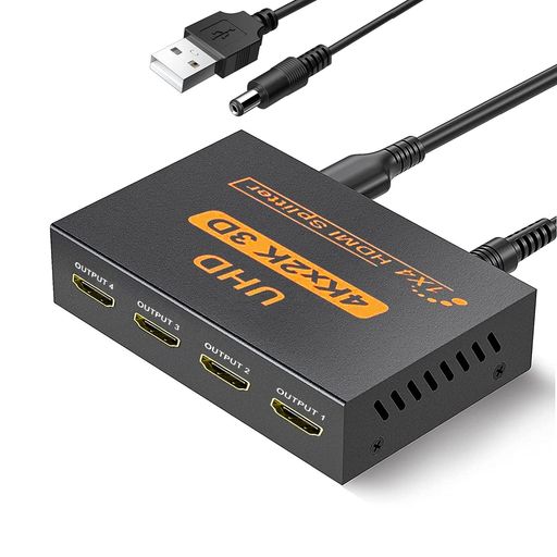 CHAYOO HDMI ץå 14 4K 60HZ 1X2 HDMI ʬ۴ 4Ʊ HDMI  ǥƱ...