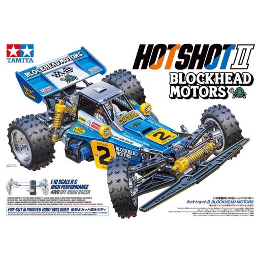 ߥ(TAMIYA)1/10ưRC꡼NO.7101/10RCۥåȥåIIBLOCKHEADMOTORS58710