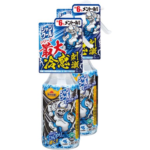 熱中対策【まとめ買い】シャツクールモンスタークール強冷感衣類にスプレーするだけ汗をかくとひんやり続く冷感スプレー280mlx2個小林製薬 熱中対策【まとめ買い】シャツクールモンスタークール強冷感衣類にスプレーするだけ汗をかくとひんやり続く冷感スプレー280mlx2個小林製薬
