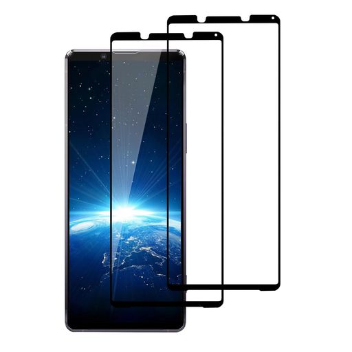 DZHFU【2枚入り】 XPERIA 1 II 用 ガラスフィルム 高透過率 全面保護 SOG01 SO-51A フィルム エクスペリア1マーク2 強化ガラス 液晶保護フィルム 指紋防止 気泡ゼロ 貼り付け簡単