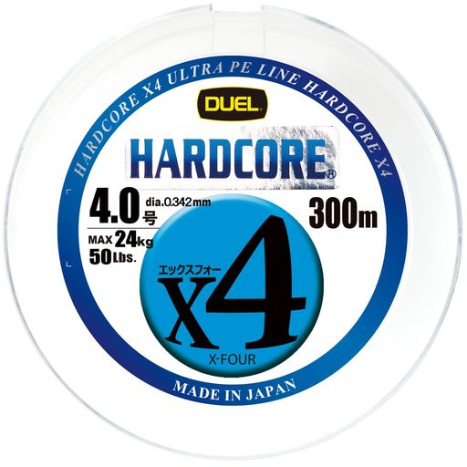 DUEL (ǥ奨) PE饤  HARDCORE X4  饤 饤  ⶯ ⴶ  4.0 300M 5...