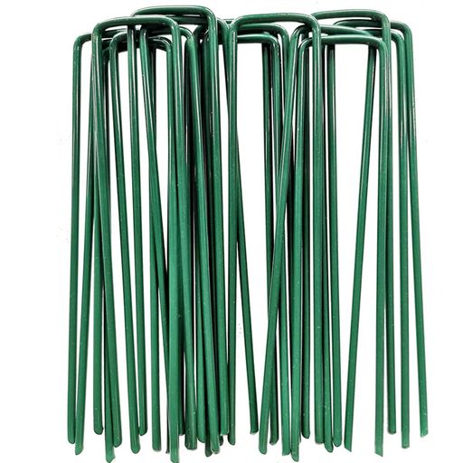 人工芝おさえピン人工芝マットロール用固定ピンU字ピン(100本セット)