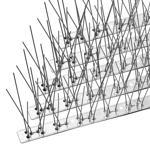 OFFO 鳥よけ 鳩よけ 100%ステンレス製 耐候性よく 34.5CM×22個入り(759CM) 取り付けアクセサリが付属 ..