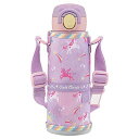 象印水筒480ml【子どもが使いやすい】洗いやすいシームレスせんキッズ入園・入学ポーチつき保温・保冷ワンタッチマグユニコーンパープルSM-UA48-VZ