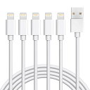 【1.8M×5本】IPHONE 充電ケーブル ライトニングケーブル アイフォン USB 充電コード LIGHTNING ケーブル 急速充電 USB同期 高速データ転送 高耐久 断線防止 IPHONE IPAD IPOD AIRPODS 多種対応(2)