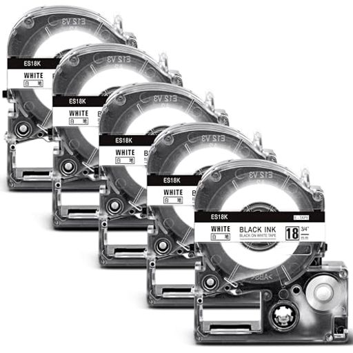 18MM Ϲʸ ơץȥå ES18K ȸߴΤ 󥰥 KINGJIM ƥץ TEPRA (SS18K)  ...