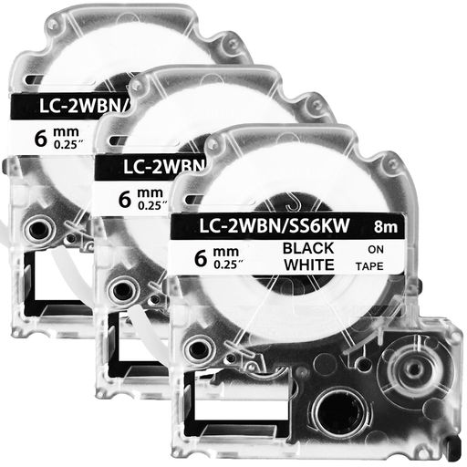 テプラ6mm白互換キングジムテプラテープSS6KテプラPROテープカートリッジ テプラ6mm白互換キングジムテプラテープSS6KテプラPROテープカートリッジ