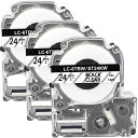 テプラ 24MM 透明 互換 キングジム テプラプロ ST24K テープ カートリッジ