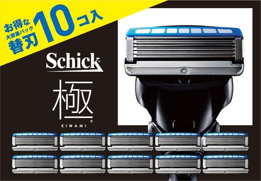 SCHICK(シック) 極 KIWAMI 替刃(10コ入)髭剃り カミソリ SCHICK(シック) 極 KIWAMI 替刃(10コ入)髭剃り カミソリ