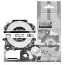 1本18mm白地黒文字互換ES18Kキングジムテプラテープ18mmテプラPROカートリッジラベルライターテープ長さ8m