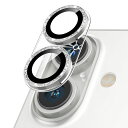 PODICK カメラフィルム IPHONE 16/16 PLUS用 カメラカバー キラキラ 9H強化ガラス アルミ合金 アイフォン16/16PLUS用 カメラ保護 ピカピカ キズ防止 耐衝撃 高透過率 黒縁取り 露出オーバー防止 極薄 レンズカバー(2)