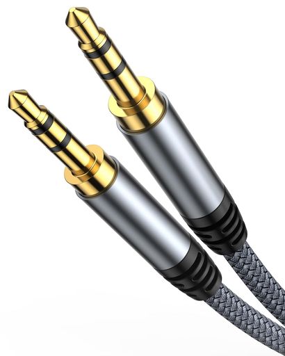 Highwingsオーディオケーブルauxケーブル3.5mmオーディオケーブル2mヘッドホンケーブルオス-オスステレ..