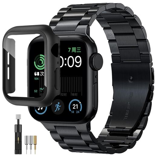 [FALSAD]  APPLE WATCHХ ƥ쥹 46MM/42MM/44MM/40MM/45MM/41MMݸդ ...