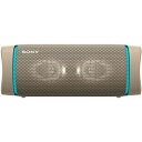 ソニーワイヤレスポータブルスピーカーSRS-XB33:防水/防塵/防錆/Bluetooth/重低音モデル/マイク付き/ライティング機能搭載/最大24時間連続再生2020年モデル/ベージュSRS-XB33C