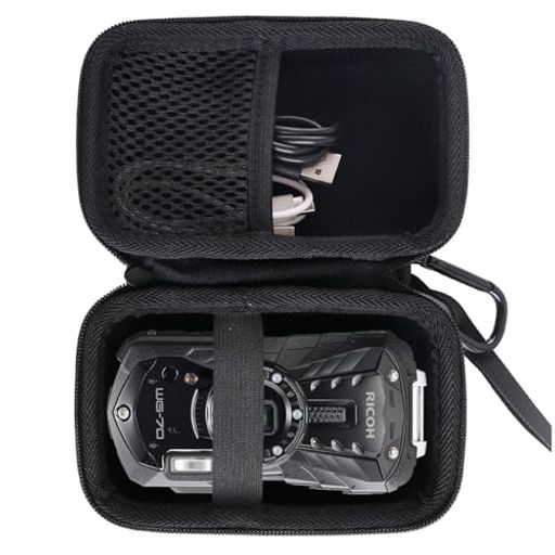 用のRICOHリコーWG-90/WG-80/WG-60/WG-50/WG-40/WG-70デジタルカメラ専用保護キャリングケース旅行収納..