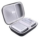 収納ケース用の(Panasonic)パナソニックラジオFM/AM/ワイドFMーRF-P155/RF-P150対応専用保護旅行収納ケース-waiyuJP(黒)