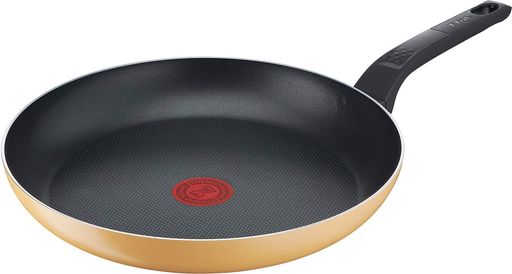 Rakuten - ティファールフライパン29CMガス火専用PFOAなどの有害物質不使用こびりつきにくさ長持ち「マリーゴールドイエローフライパン」イエローB56107