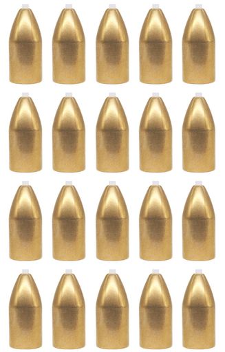 YZDブラスシンカーバレットシンカー5g1/8oz【20個】