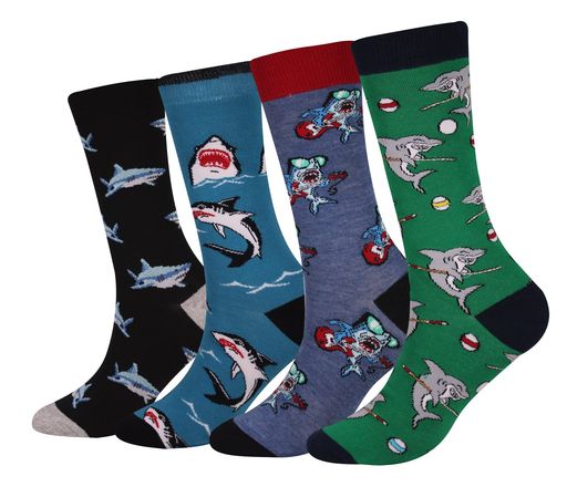 成分:80%のワタ、15%のナイロン、5%のポリウレタン サイズ:24.5-29CM。 セット数:4足セット。 綿混素材なので、通気性、伸縮性、耐久性がよく、汗ばむ季節も快適な靴下です。 中厚または薄いので、毎シーズンに最適です。室内でも外出でもとっても重宝します。日常生活で使用できます。