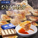 【点天】ひとくち餃子★1箱　30個入(タレ・ラー油付)【大阪土産　ギョーザ　贈り物　おみやげ　大阪】