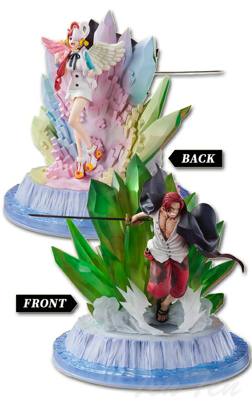 ONE PIECE フィギュアーツZERO 超激戦 シャンクス＆ウタ ONE PIECE FILM RED Ver. 【即納品】 ワンピース フィルムレッド 完成品フィギュア Figuarts