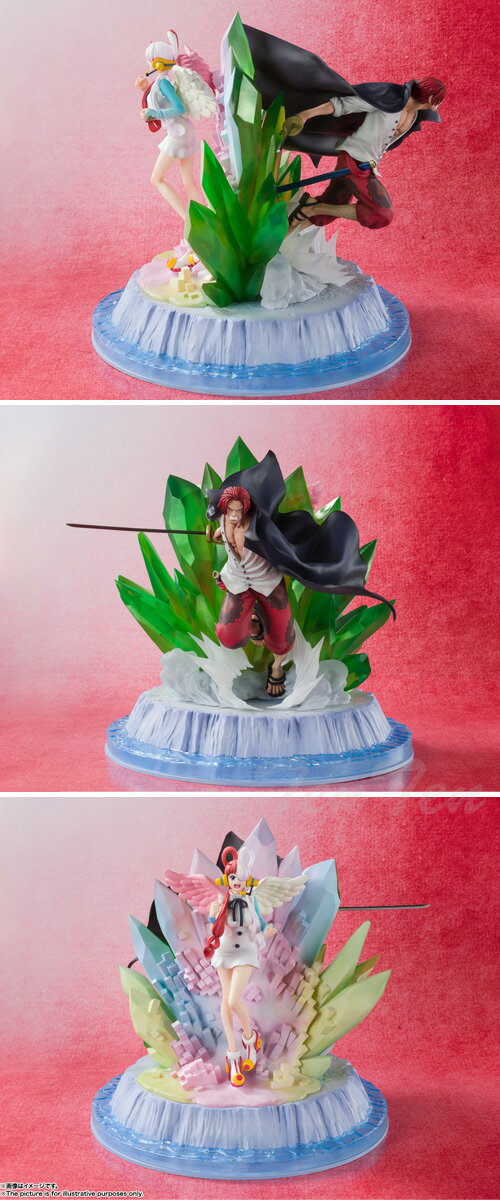 ONE PIECE フィギュアーツZERO 超激戦 シャンクス＆ウタ ONE PIECE FILM RED Ver. 【即納品】 ワンピース フィルムレッド 完成品フィギュア Figuarts