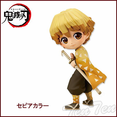 【即納品】 鬼滅の刃 フィギュア Q posket 我妻善逸 (あがつま ぜんいつ) セピアカラー Qポスケット きめつのやいばのサムネイル