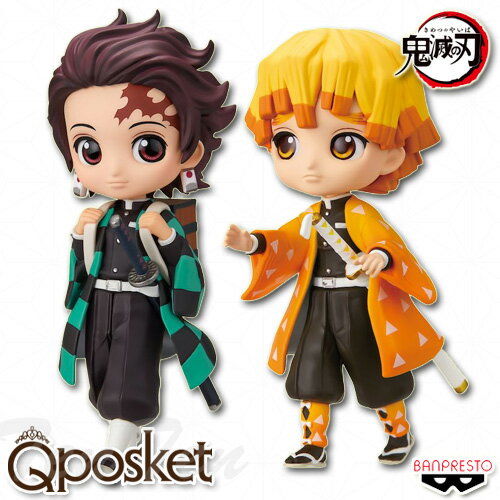 鬼滅の刃 Q posket petit vol.6 2種セット 竈門炭治郎 我妻善逸 【即納品 即納品以外同梱不可】 Qポス プチ プライズ デフォルメフィギュア