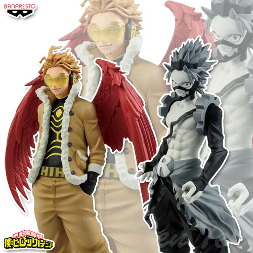 僕のヒーローアカデミア AGE OF HEROES HAWKS RED RIOT 全2種セット ホークス 切島 鋭児郎 (モノクロカラーVer.) 【即納品】 ヒロアカ フィギュア