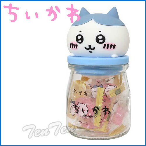 ちいかわ キャンディボトル ハチワレ ブルー 【即納品】 イチゴ 味 飴 いちご キャンデー ストロベリー はちわれ ホワイトデー プレゼント 小物 入れのサムネイル