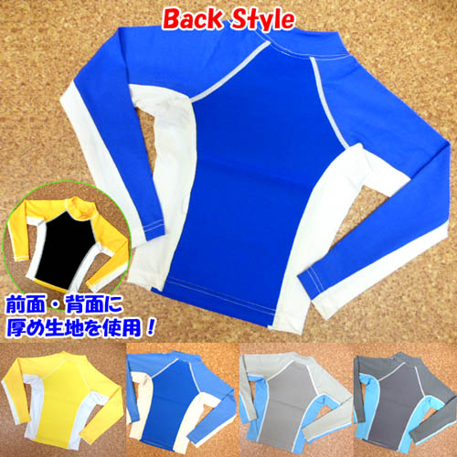 ラッシュガード キッズ 男児 子供 長袖 水着 100/120/140 Crap Culture UV対策 男...