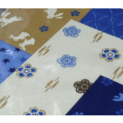 こたつ布団カバー 正方形 200×200cm用 195x195cm 和柄ブルー こたつ掛け布団カバー [2]